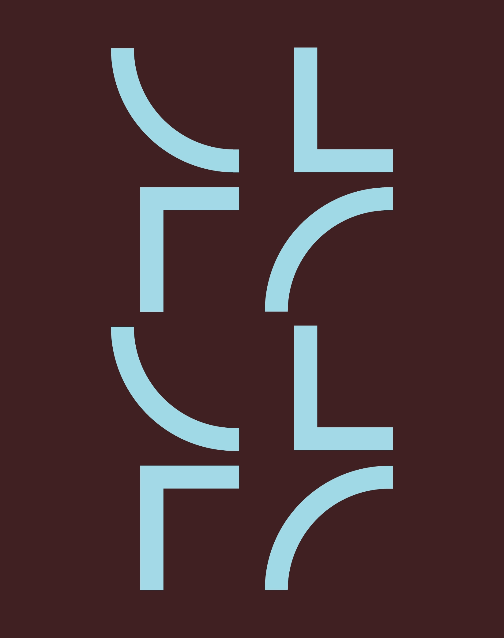design pattern derived from the reform financial logo