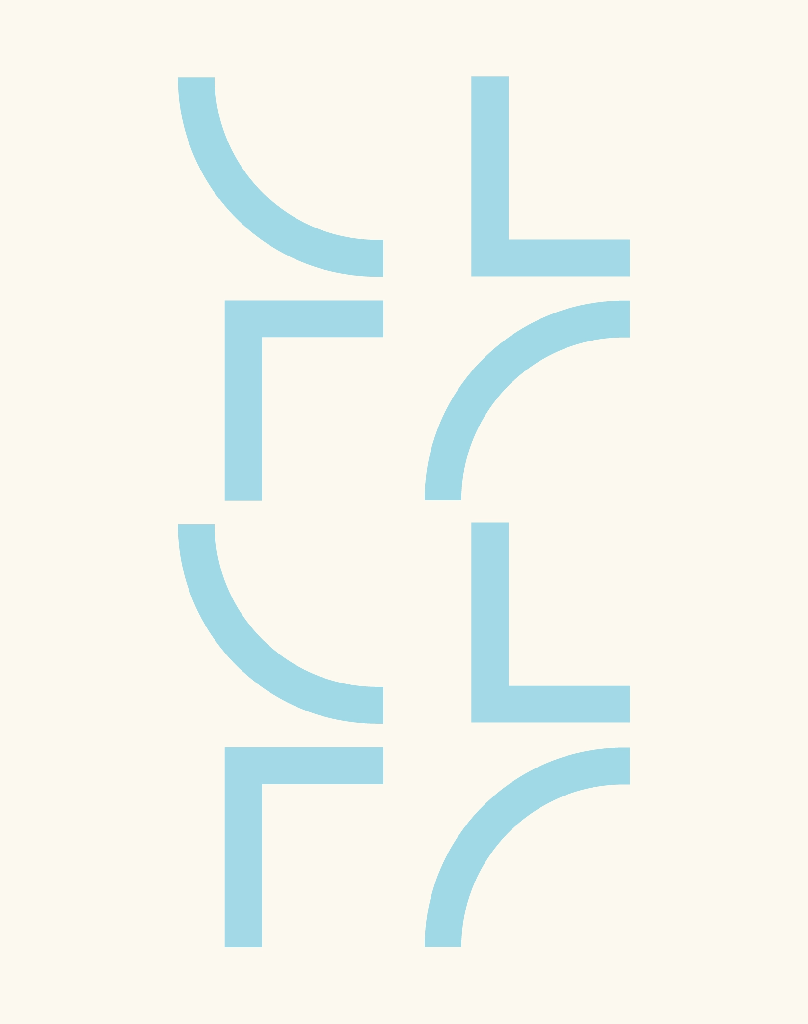 design pattern derived from the reform financial logo